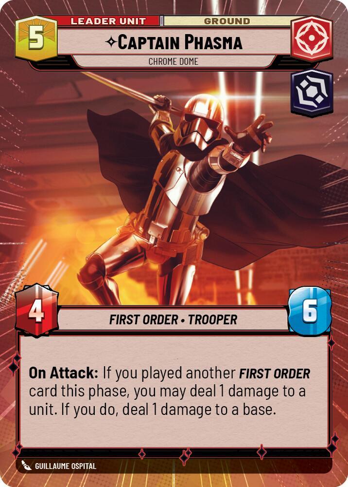 Captain Phasma - Chrome Dome (Hyperspace) (Back)