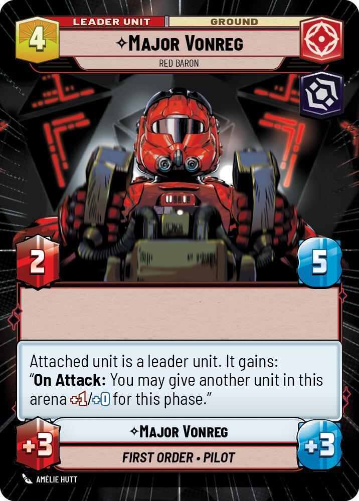 Major Vonreg - Red Baron (Hyperspace) (Back)