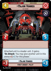 Major Vonreg - Red Baron (Hyperspace) (Back)