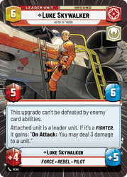 Luke Skywalker - Hero of Yavin (Hyperspace) (Back)