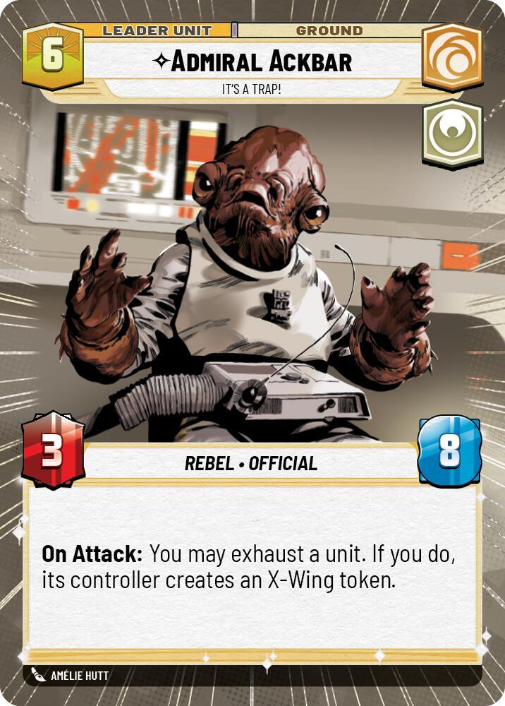 Admiral Ackbar - It's A Trap! (Hyperspace) (Back)