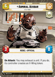 Admiral Ackbar - It's A Trap! (Hyperspace) (Back)