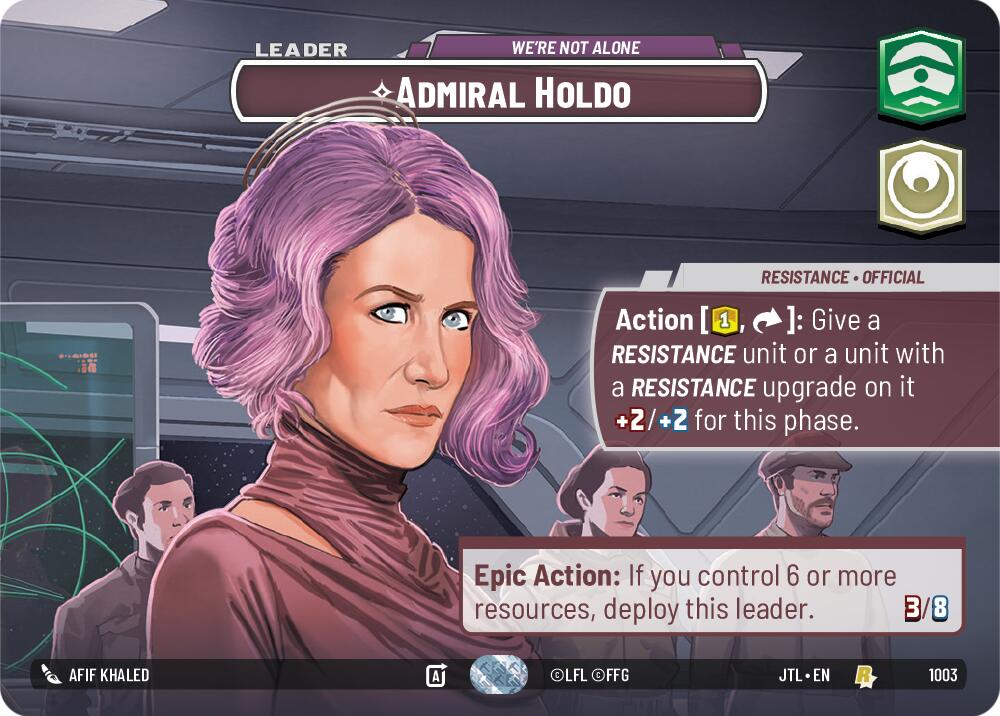 Admiral Holdo - We're Not Alone (1003) (Showcase) (1003) [Jump to Lightspeed]