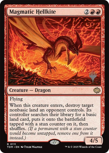 Magmatic Hellkite [Tarkir: Dragonstorm Promos]