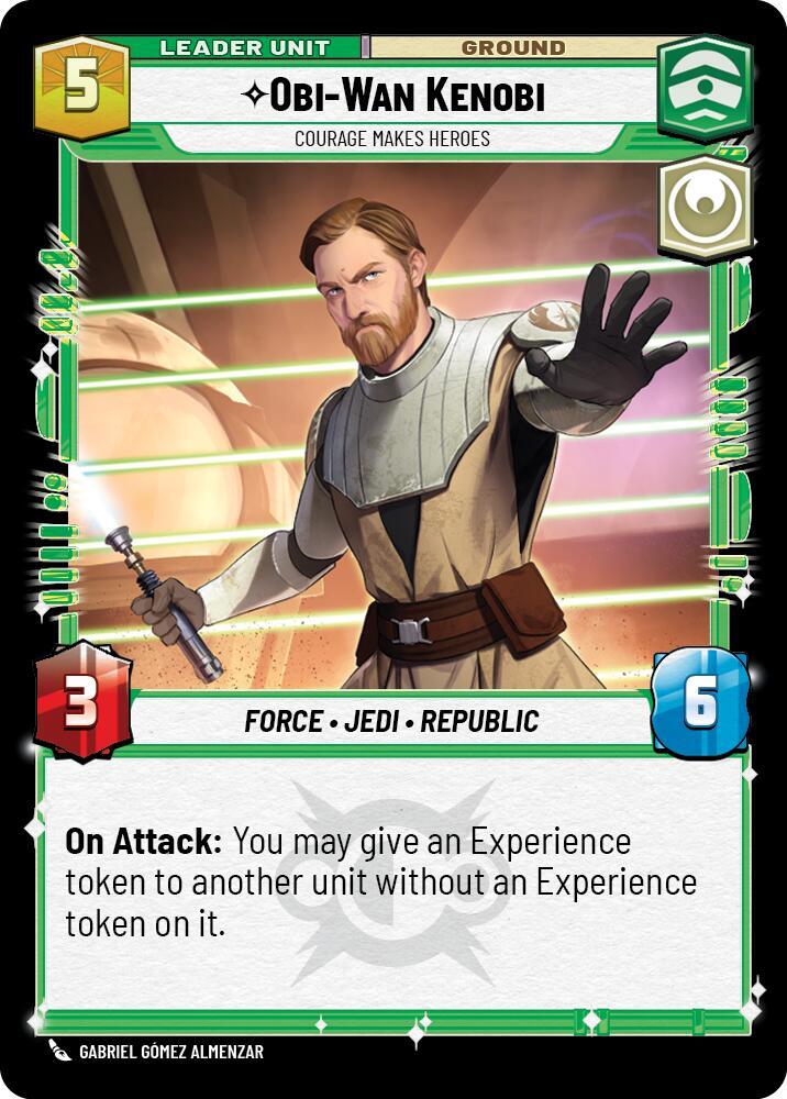 Obi-Wan Kenobi - Courage Makes Heroes (Back)