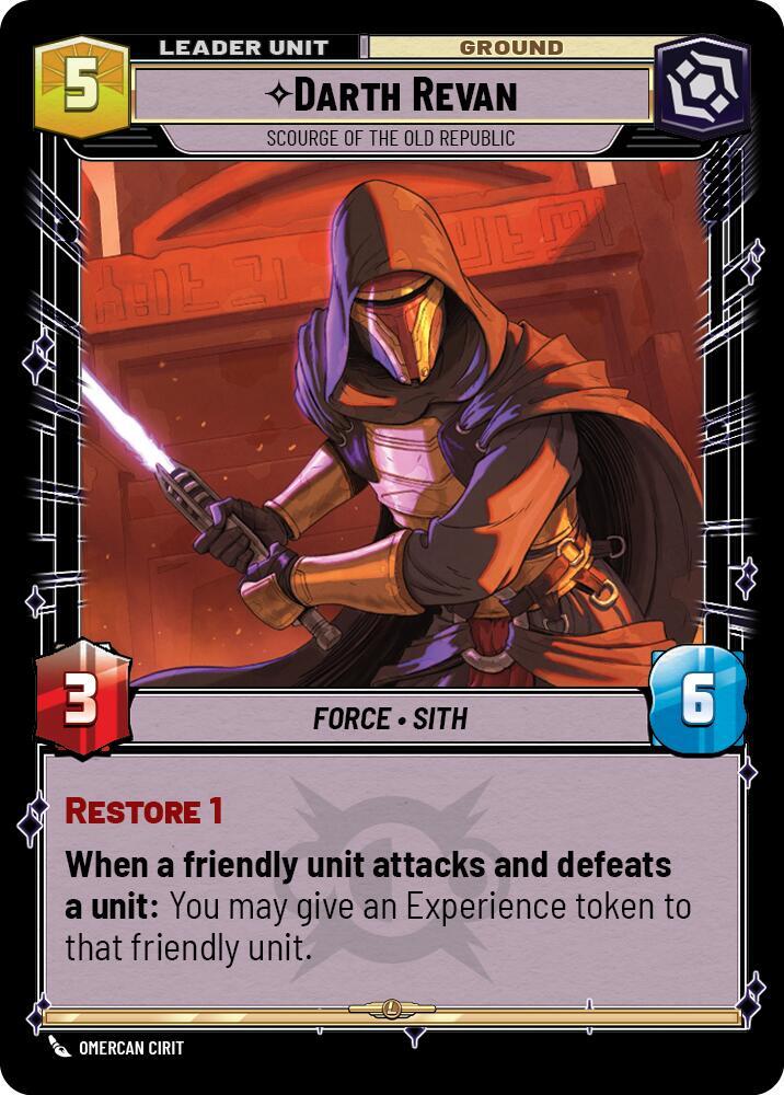 Darth Revan - Scourge of the Old Republic (Back)