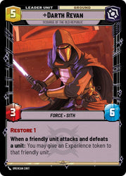 Darth Revan - Scourge of the Old Republic (Back)