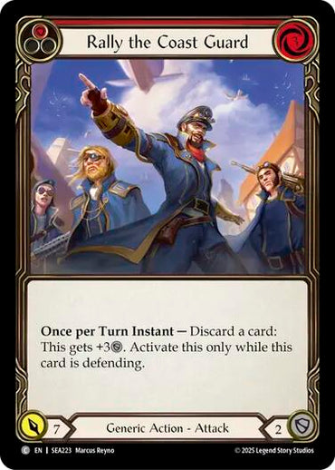 Rally the Coast Guard (Red) [SEA223] (High Seas)