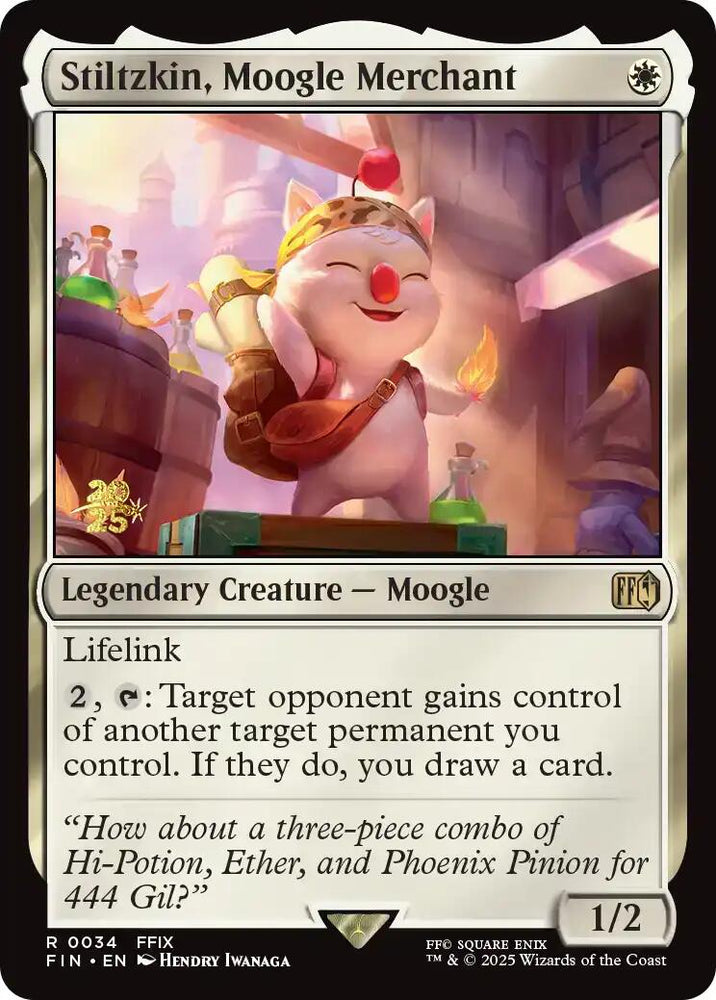 Stiltzkin, Moogle Merchant [FINAL FANTASY Prerelease Promo]