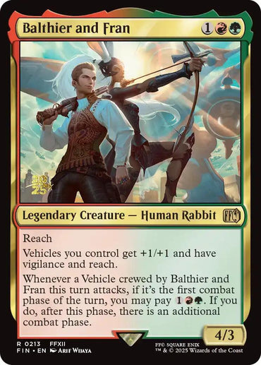 Balthier and Fran [FINAL FANTASY Prerelease Promo]
