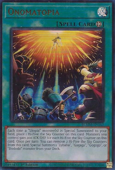 Onomatopia [BLMM-EN163] Ultra Rare