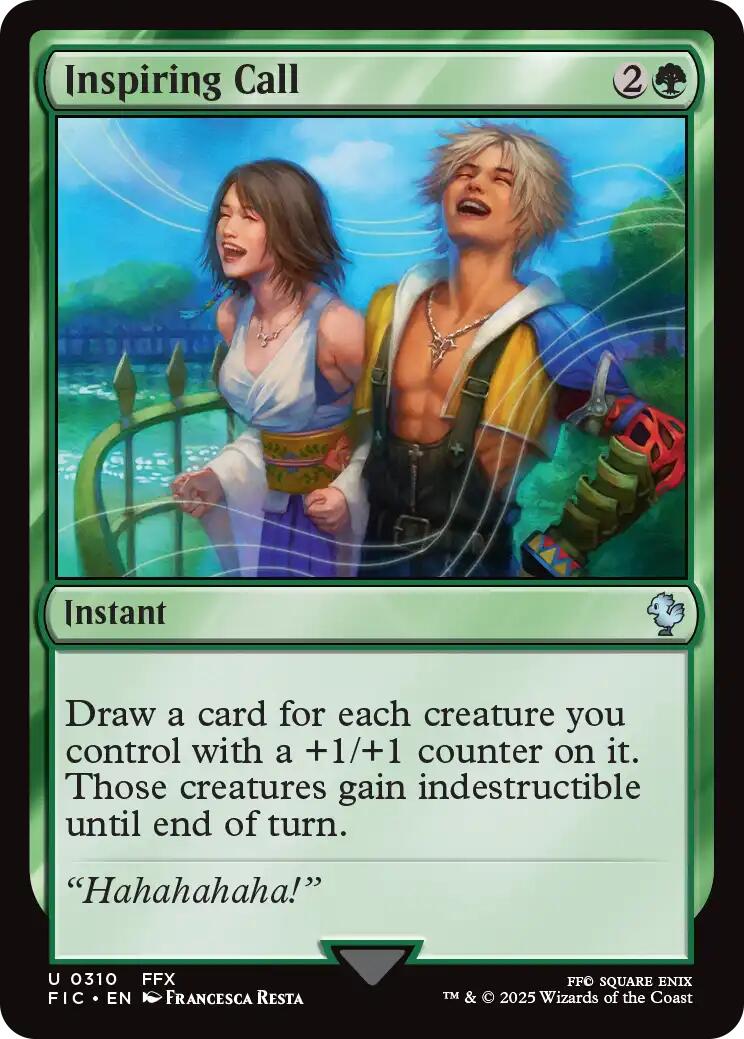 Inspiring Call (Surge Foil) [FINAL FANTASY Commander]