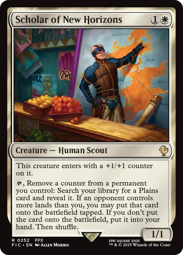 Scholar of New Horizons (Surge Foil) [FINAL FANTASY Commander]