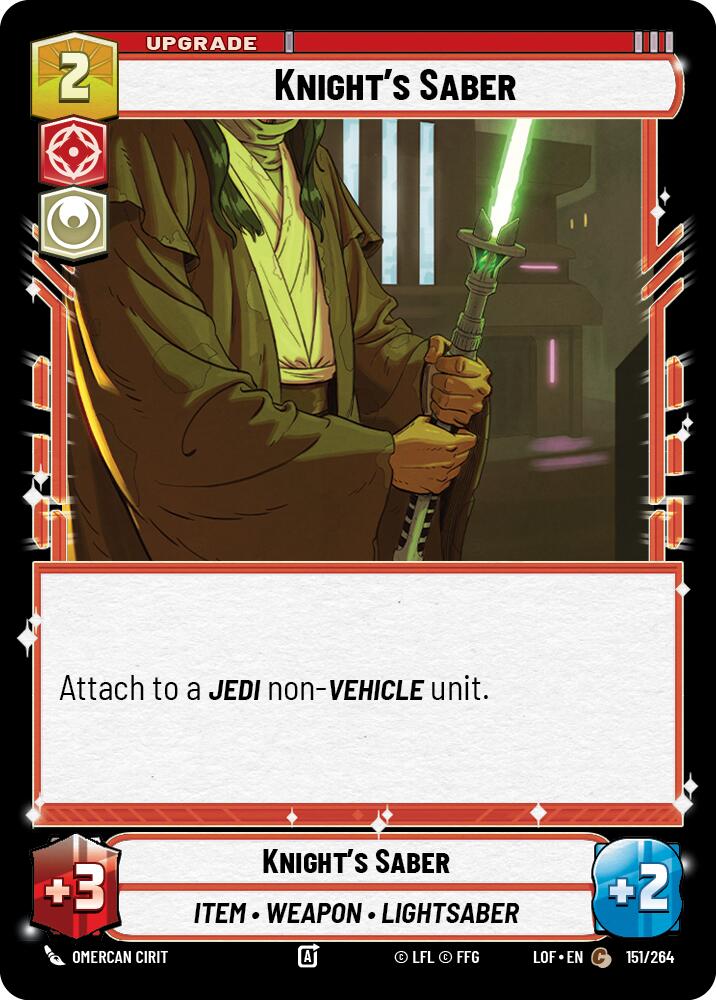 Knight's Saber (151/264) (151/264) [Legends of the Force]