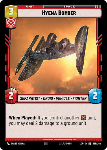 Hyena Bomber (158/264) (158/264) [Legends of the Force]