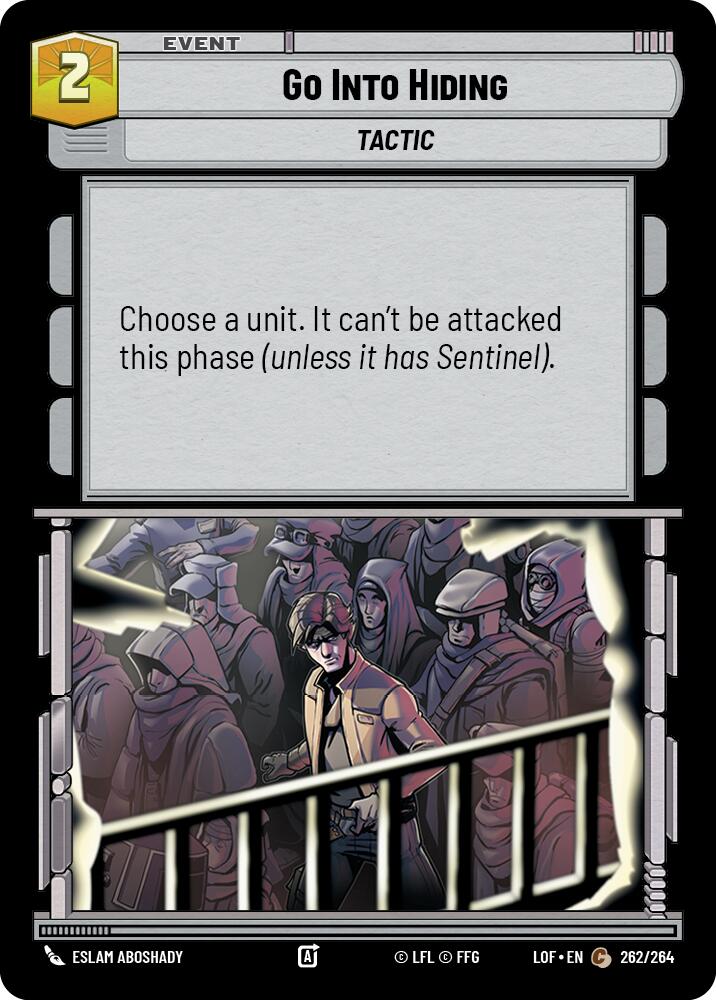 Go Into Hiding (262/264) (262/264) [Legends of the Force]