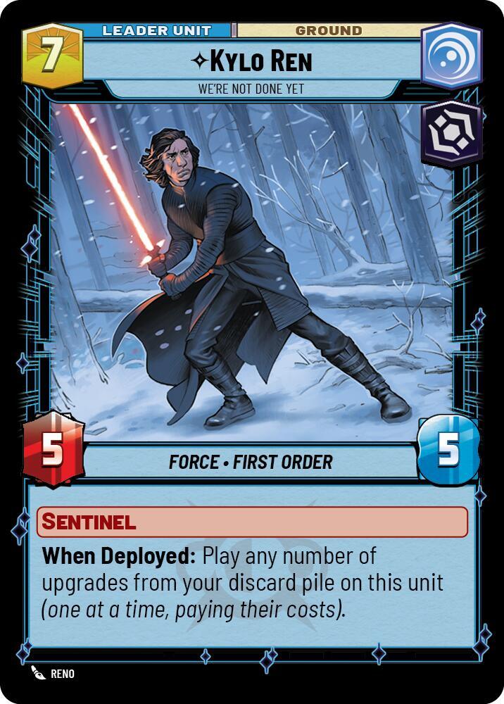 Kylo Ren - We're Not Done Yet (Back)