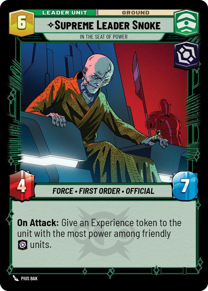 Supreme Leader Snoke - In the Seat of Power (Back)
