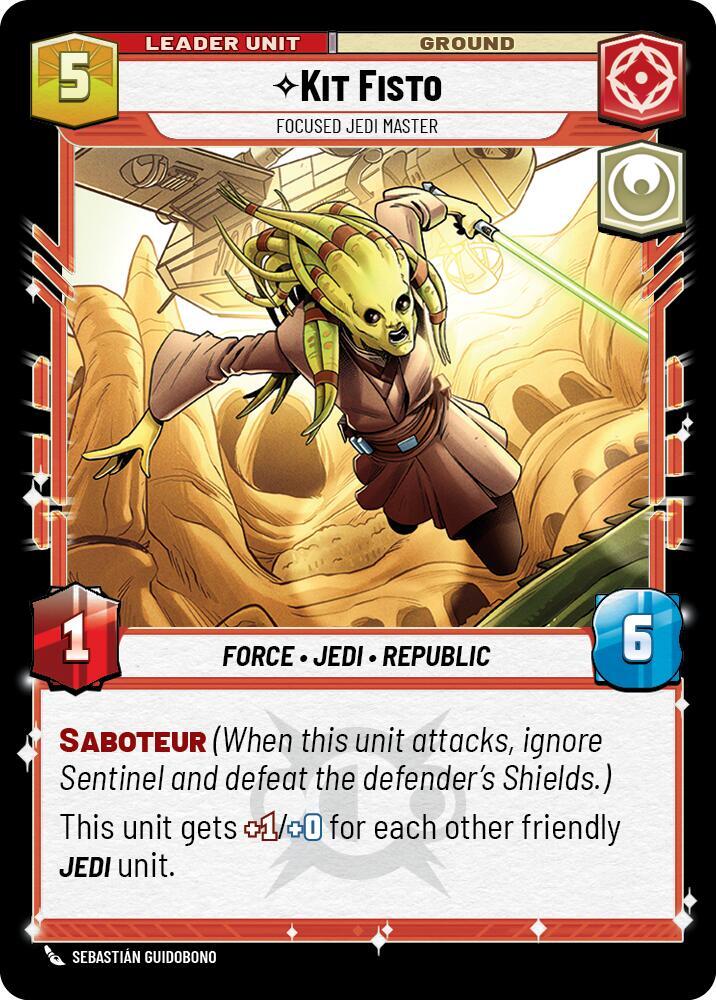 Kit Fisto - Focused Jedi Master (Back)