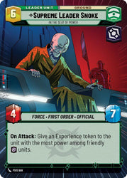Supreme Leader Snoke - In the Seat of Power (Hyperspace) (Back)