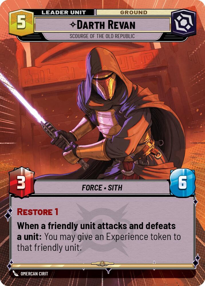 Darth Revan - Scourge of the Old Republic (Hyperspace) (Back)