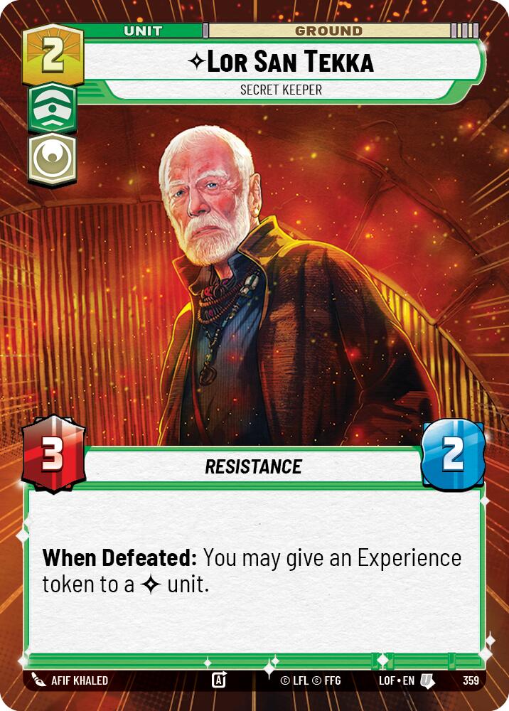 Lor San Tekka - Secret Keeper (Hyperspace)