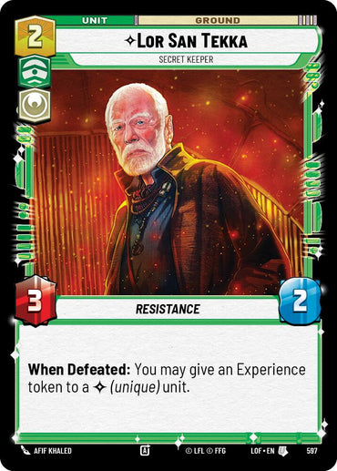 Lor San Tekka - Secret Keeper (Foil)