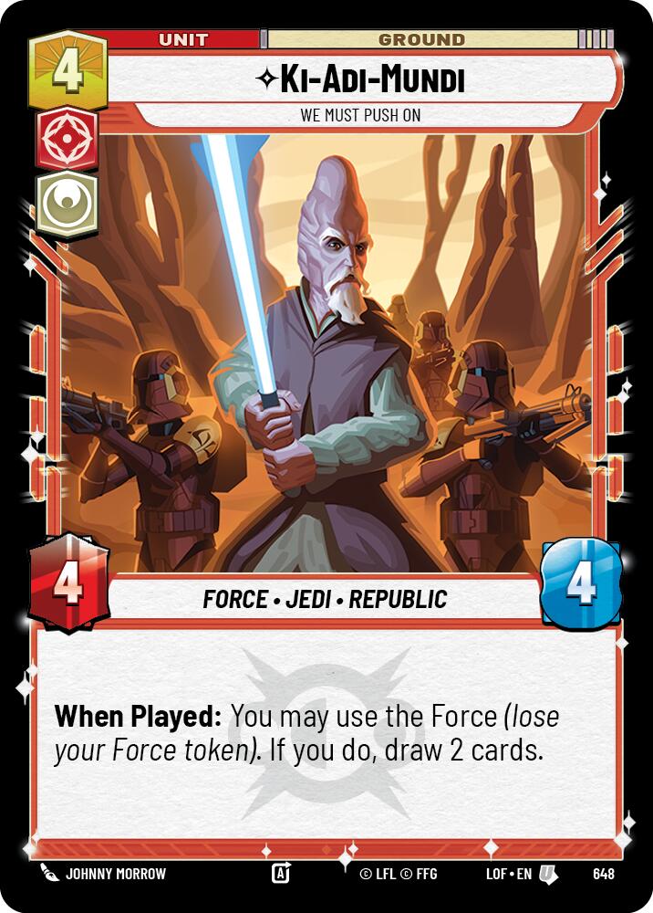 Ki-Adi-Mundi - We Must Push On (Foil)