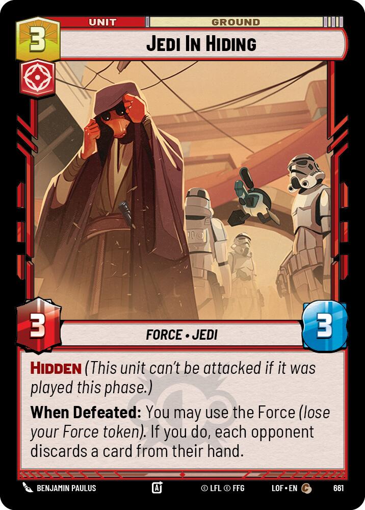 Jedi In Hiding (Foil)