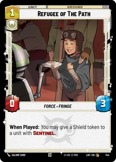Refugee of The Path (744) (Foil) (744) [Legends of the Force]