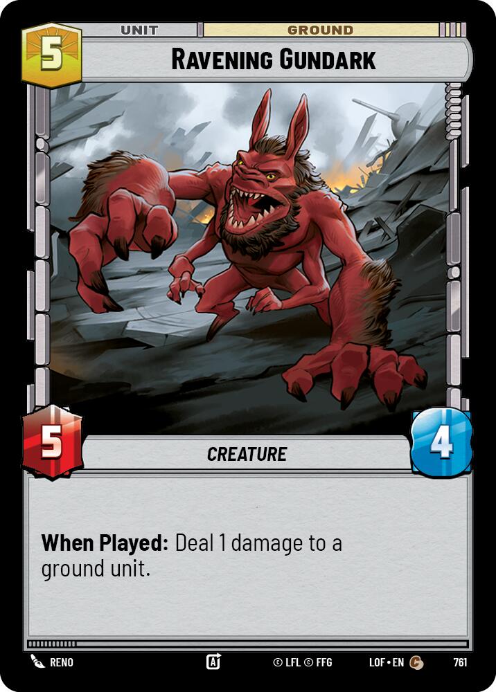 Ravening Gundark (Foil)