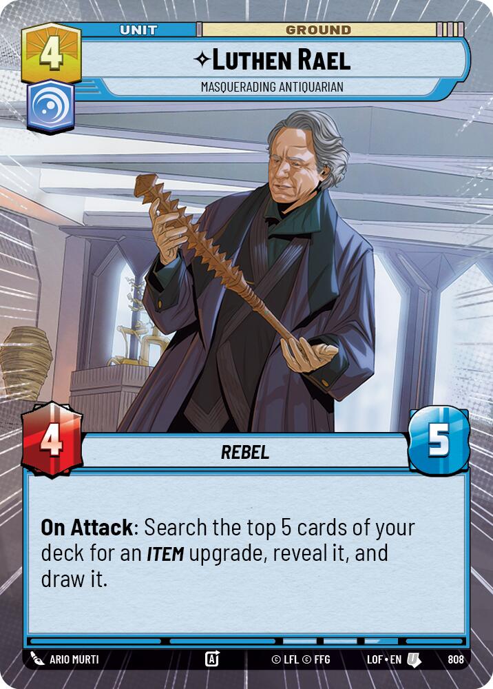 Luthen Rael - Masquerading Antiquarian (Hyperspace Foil)