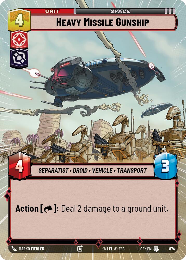 Heavy Missile Gunship (Hyperspace Foil)