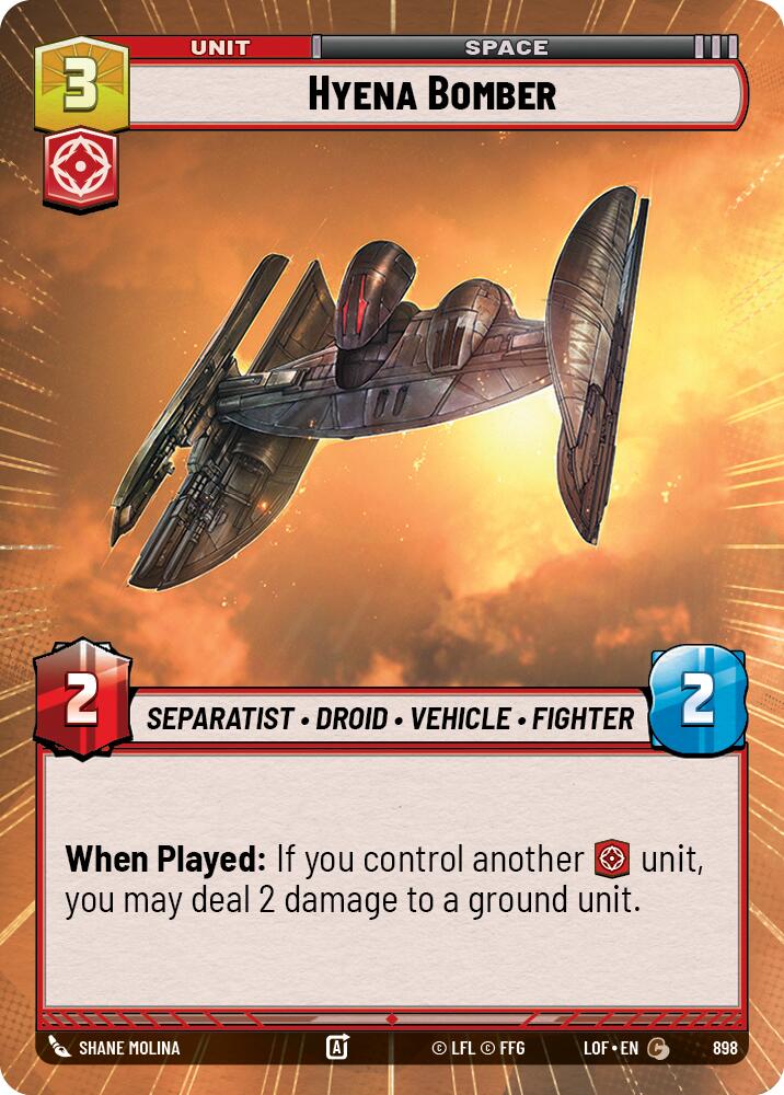 Hyena Bomber (Hyperspace Foil)