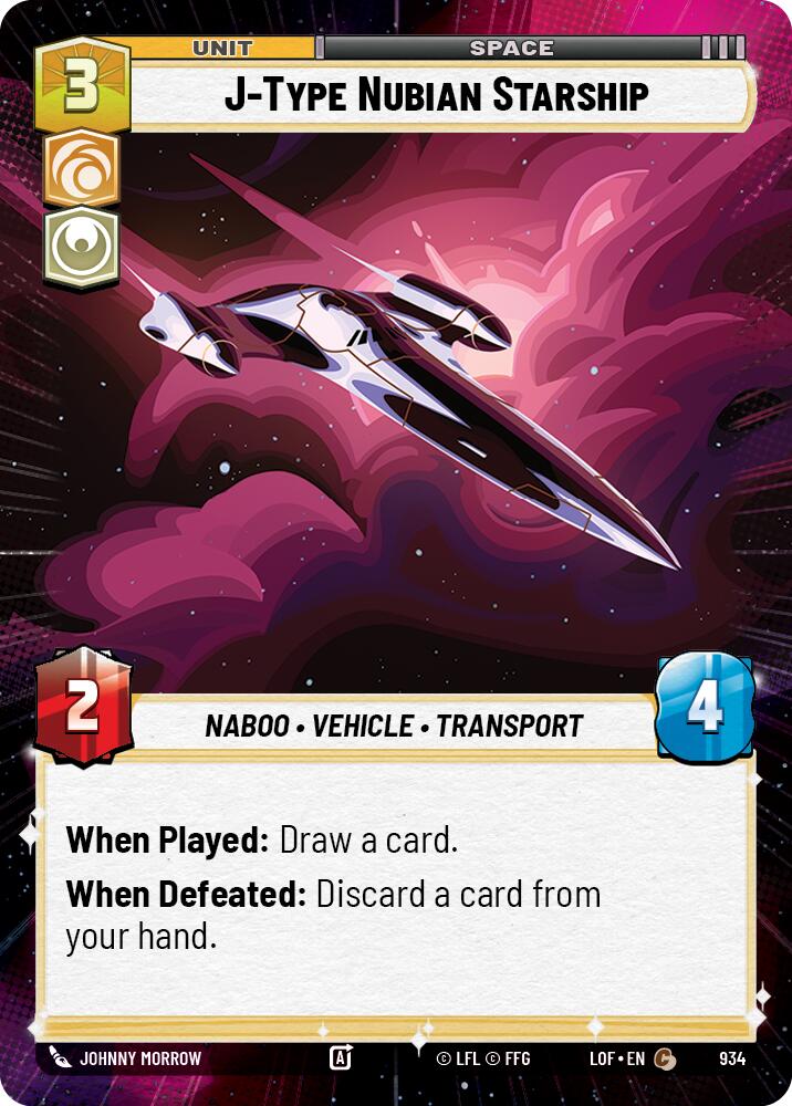 J-Type Nubian Starship (Hyperspace Foil)