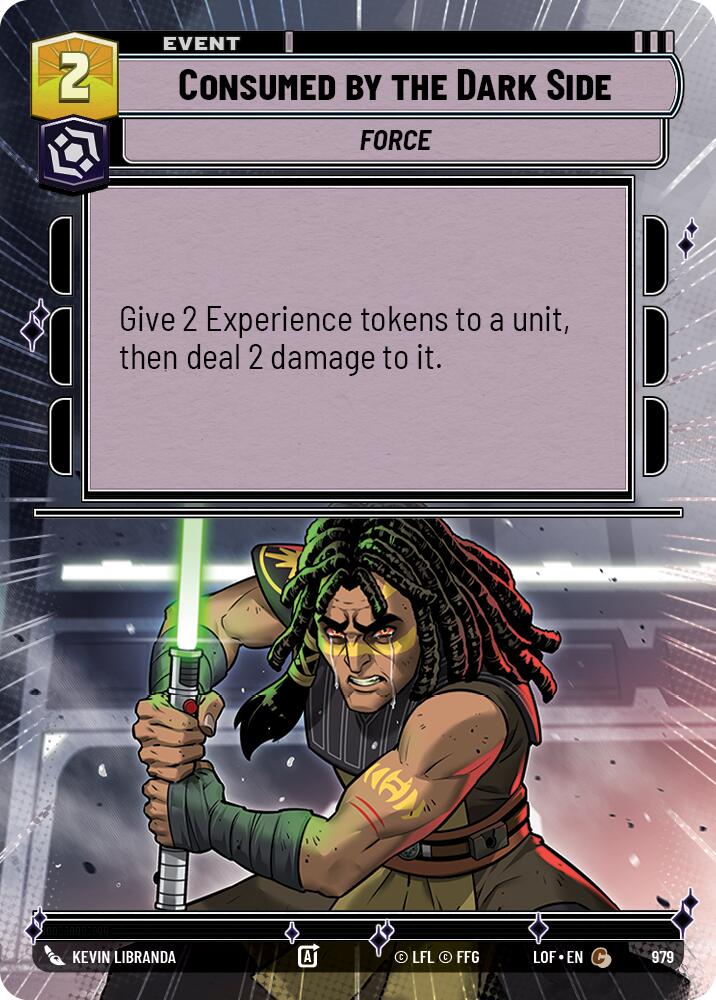 Consumed by the Dark Side (Hyperspace Foil)