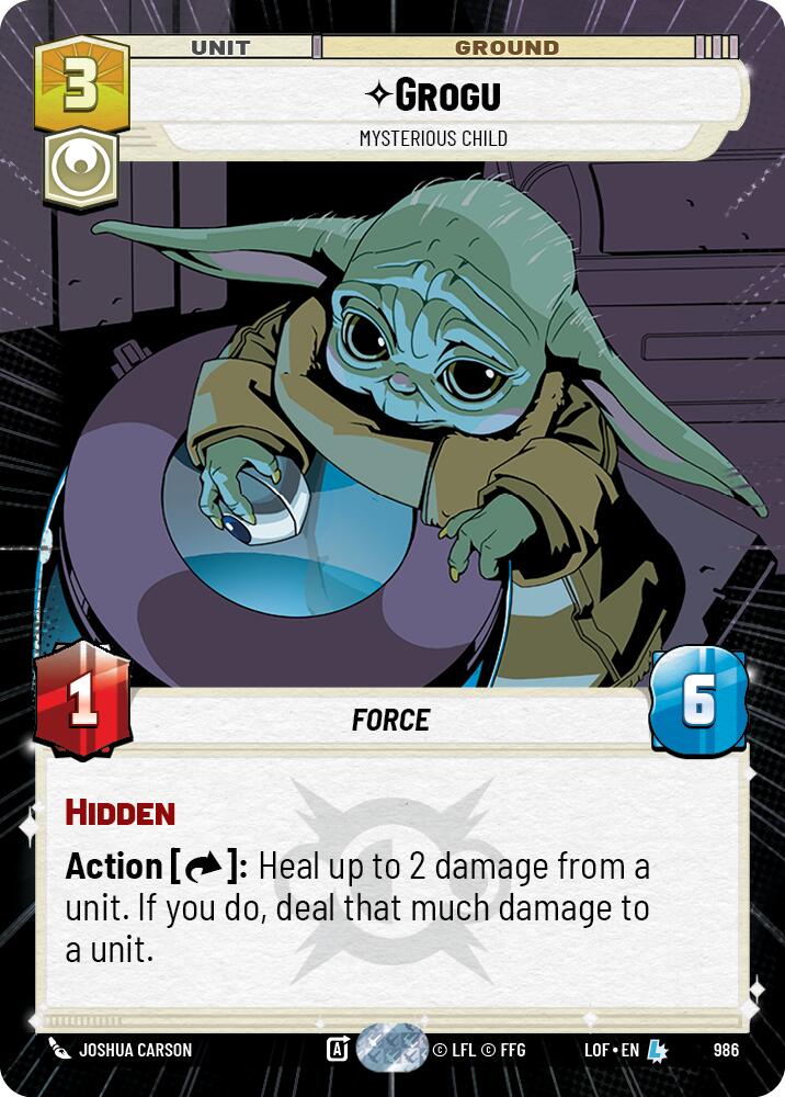 Grogu - Mysterious Child (986) (Hyperspace Foil) (986) [Legends of the Force]