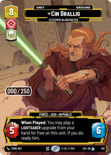 Cin Drallig - Esteemed Blademaster (Serialized)