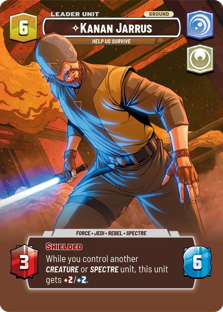 Kanan Jarrus - Help Us Survive (Showcase) (Back)