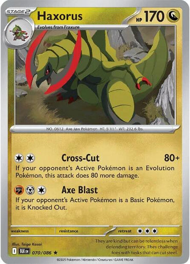 Haxorus (070/086) [Scarlet & Violet: Black Bolt]