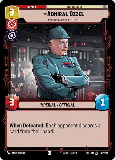 Admiral Ozzel - As Clumsy as He Is Stupid
