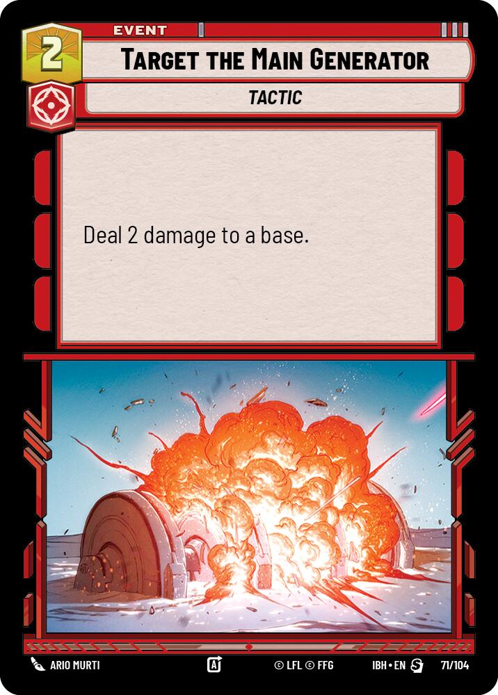 Target the Main Generator (71/104)