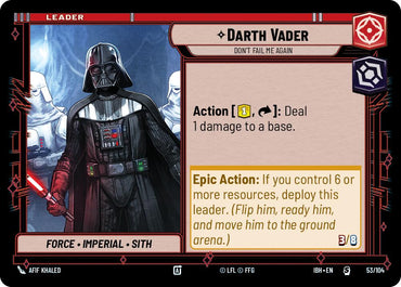 Darth Vader - Don't Fail Me Again