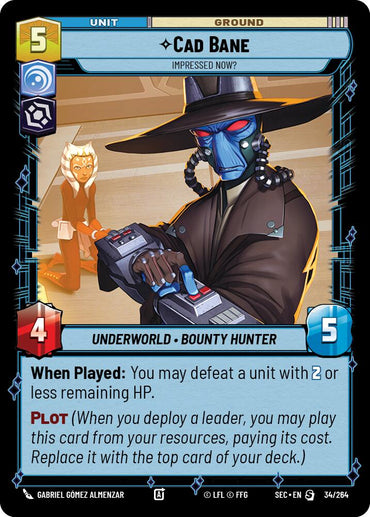 Cad Bane (34/264) - Impressed Now? (34/264) [Secrets of Power]