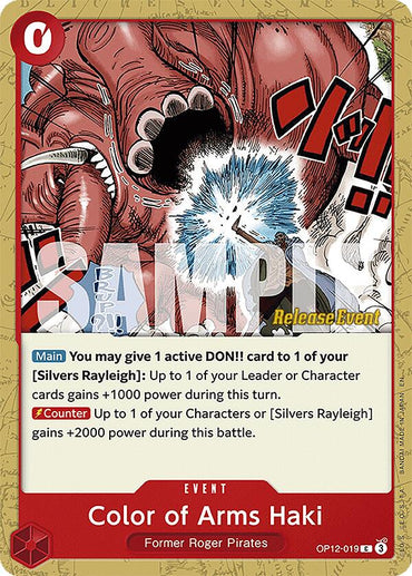Color of Arms Haki [Legacy of the Master Release Event Cards]