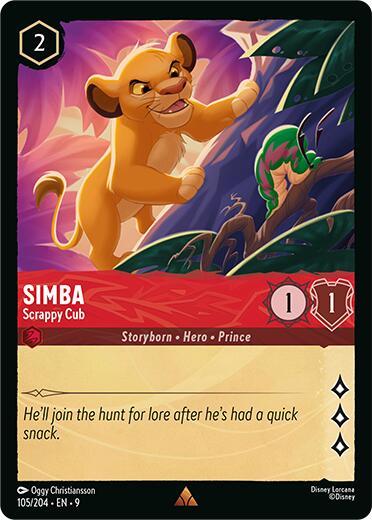 Simba - Scrappy Cub (105/204) [Fabled]