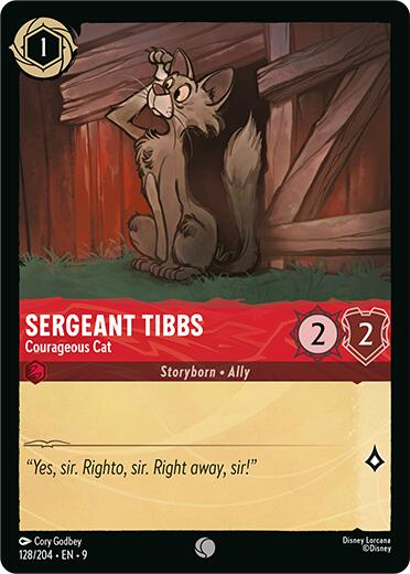 Sergeant Tibbs - Courageous Cat (128/204) [Fabled]