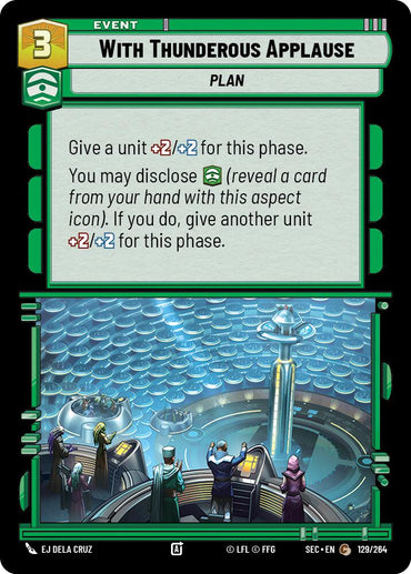 With Thunderous Applause (129/264) (129/264) [Secrets of Power]