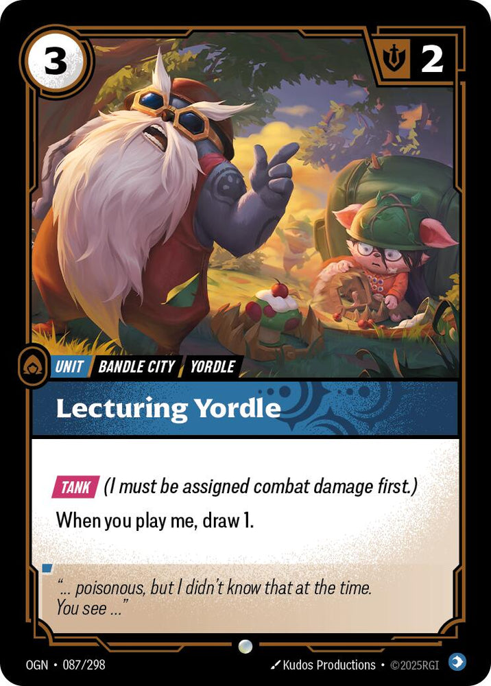 Lecturing Yordle