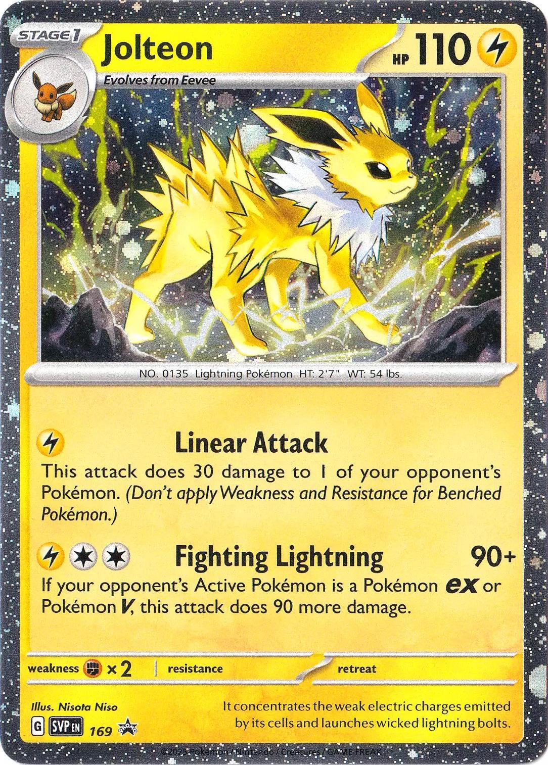 Jolteon (169) (Cosmos Holo) [Scarlet & Violet: Black Star Promos]